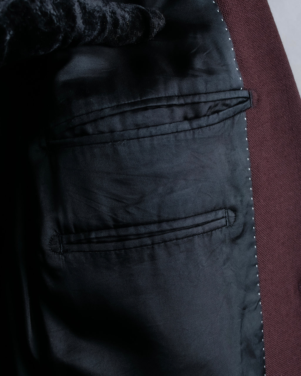 "DRIES VAN NOTTEN" Beautiful burgundy color tailored jacket