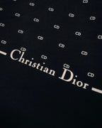 “Christian Dior” 90’s CD monogram silk scarf