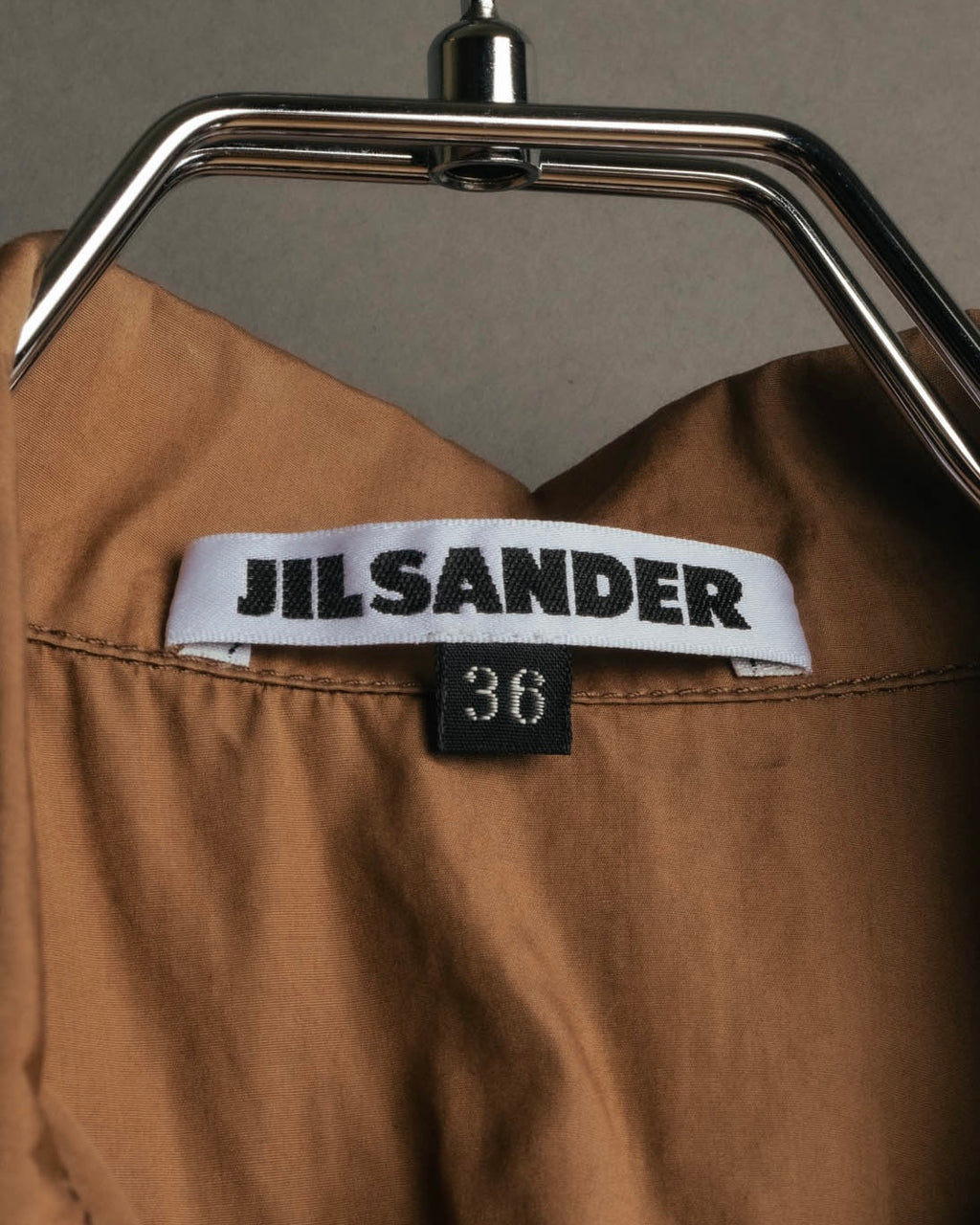 “JIL SANDER” 00’s-10’s Cotton pleated sleeveless blouse