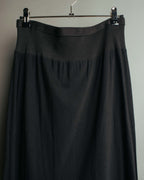 "Rick Owens Lilies" 10's-12's Vintage asymmetrical drape jersey midi skirt