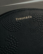 "Tiffany & Co." 10's-20's Embossed leather wristlet wallet