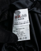 "ARMANI COLLEZIONI" Satin switch design knit tailored jacket