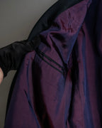 "Vintage shawl collar smoking jacket"