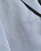 Carven/ Single Breasted 2B Herringbone Oversized Tailored Jacket Gray