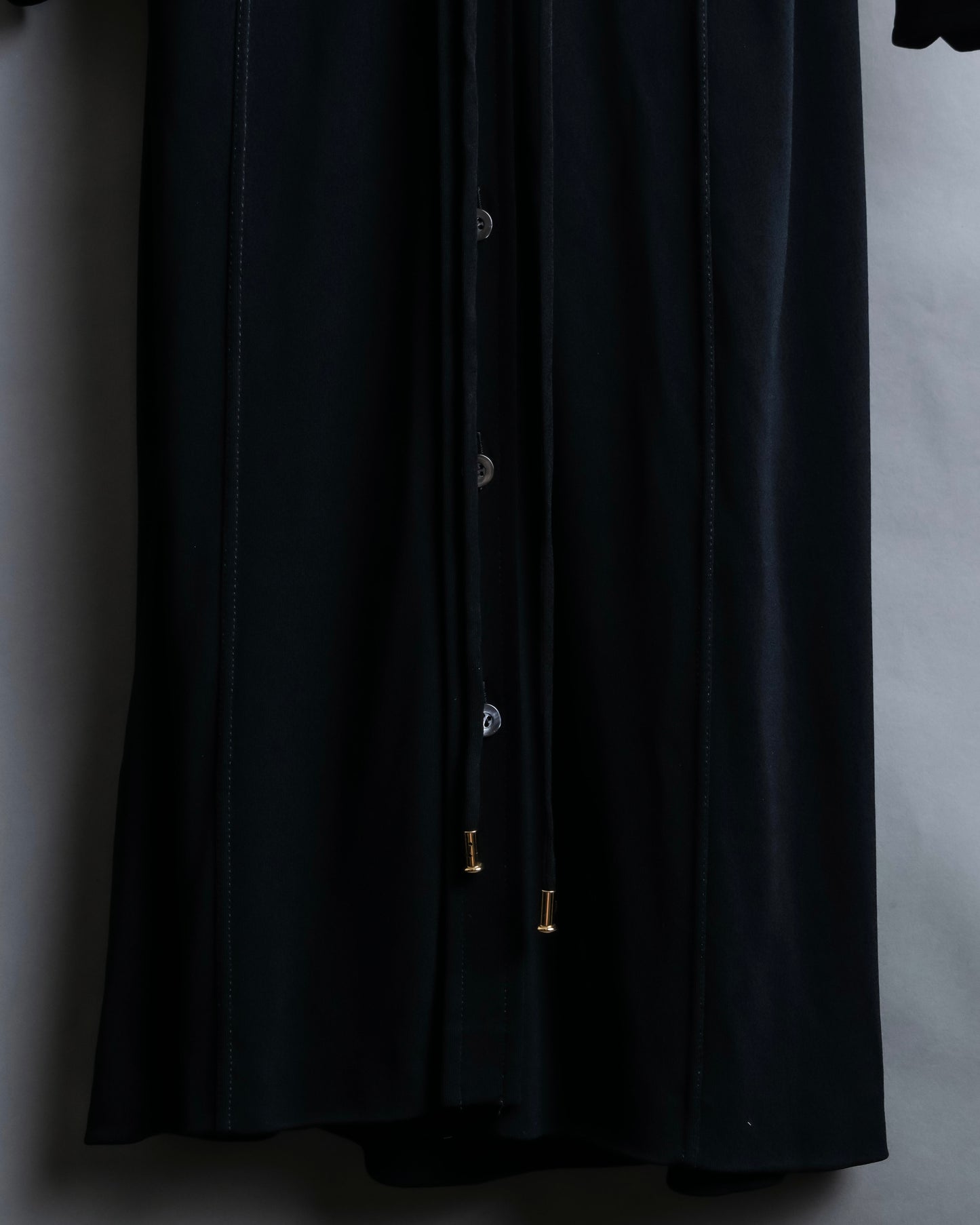"GUCCI" Drawstring design pintuck long shirt