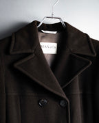 "MAX&Co." 90's Classic maxi-length angora mix long coat