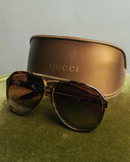 "GUCCI" 00's-10's Iconic aviator sunglasses