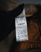 "HERMES" Late 00’s-early 10’s tri-blend tweed slacks