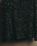 "MARINA RINALDI" 00's-10's Sequined lace long sleeve top