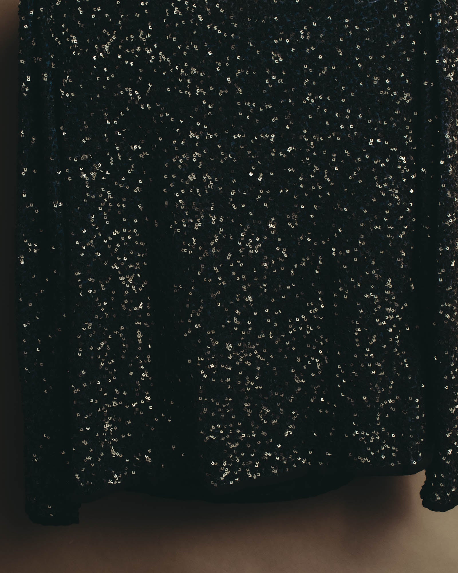 "MARINA RINALDI" 00's-10's Sequined lace long sleeve top