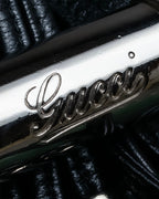 "GUCCI" Bamboo design combination chain shoulder leather bag