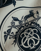 "Hermès" Classic ex libris silk scarf