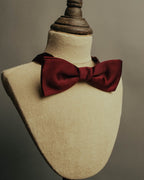 “Christian Dior” Late 80’s-90’s monsieur burgundy satin bow tie