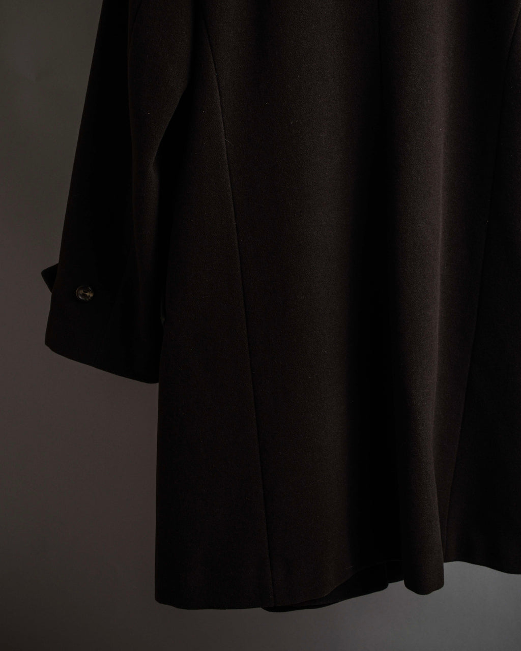 "VAL by VALENTINO" Military detailing hidden placket melton coat