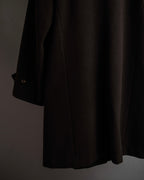 "VAL by VALENTINO" Military detailing hidden placket melton coat