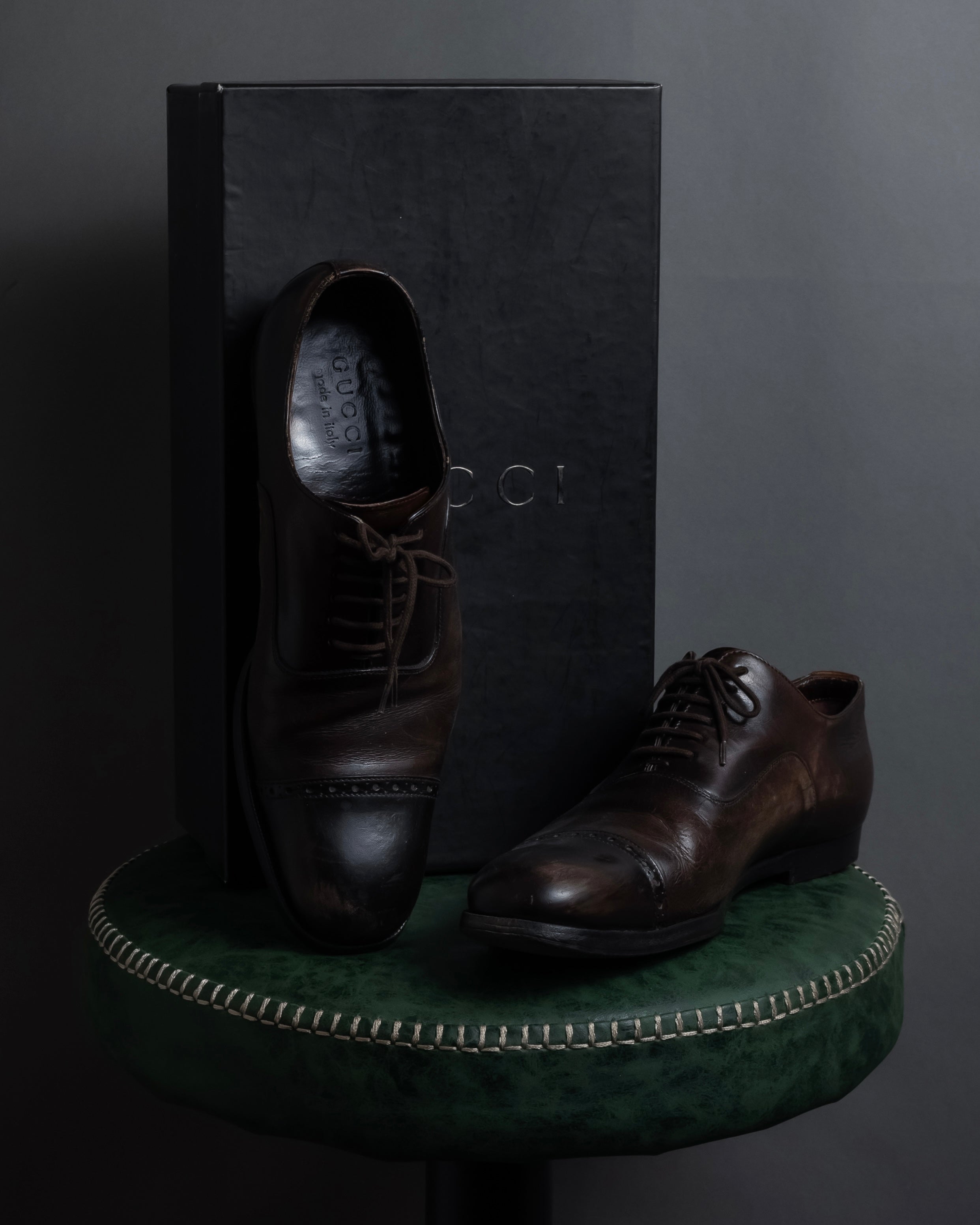 "GUCCI" Classical oxford leather shoes