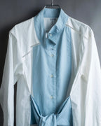 "LOEWE" Asymmetrical waist ribbon design long shirt