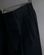 "YVES SAINT LAURENT" 00's shadow stripe pattern beautiful tailoring set up