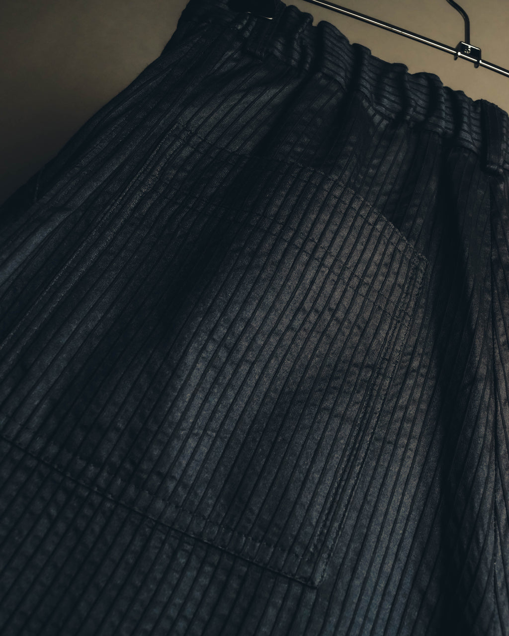 "Christian Dior" 20's Sheer striped silk cotton wide-leg trousers