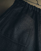 "Christian Dior" 20's Sheer striped silk cotton wide-leg trousers