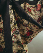 "Christian Dior" 80's-90's Floral paisley patterned large scarf