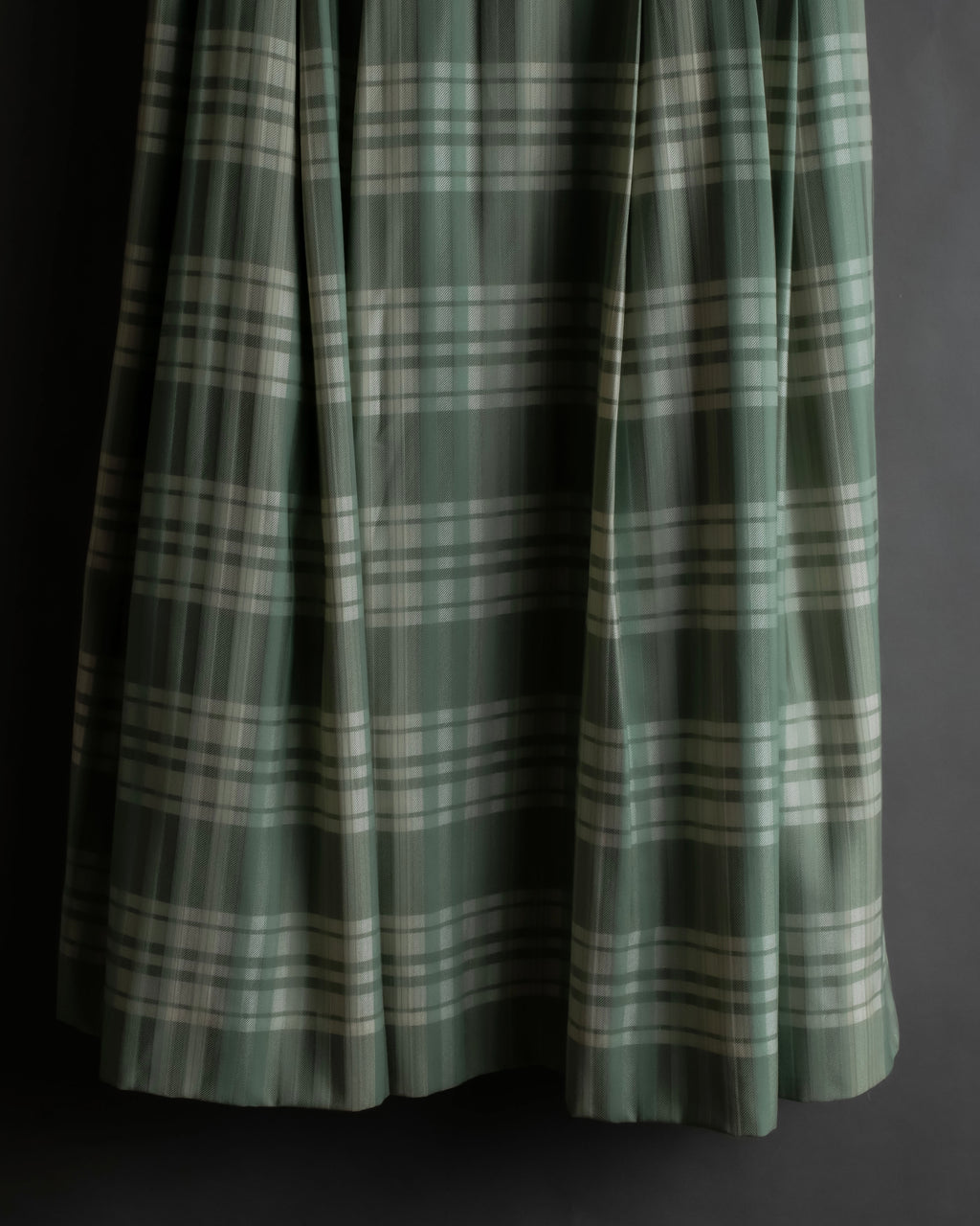 "BURBERRYS" Mint green check pattern skirt type set up