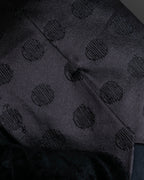 "JEAN PAUL GAULTIER HOMME" Geometric polka dot silk tie
