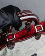 "FENDI" Animal embroidery design boa combination shoulder bag