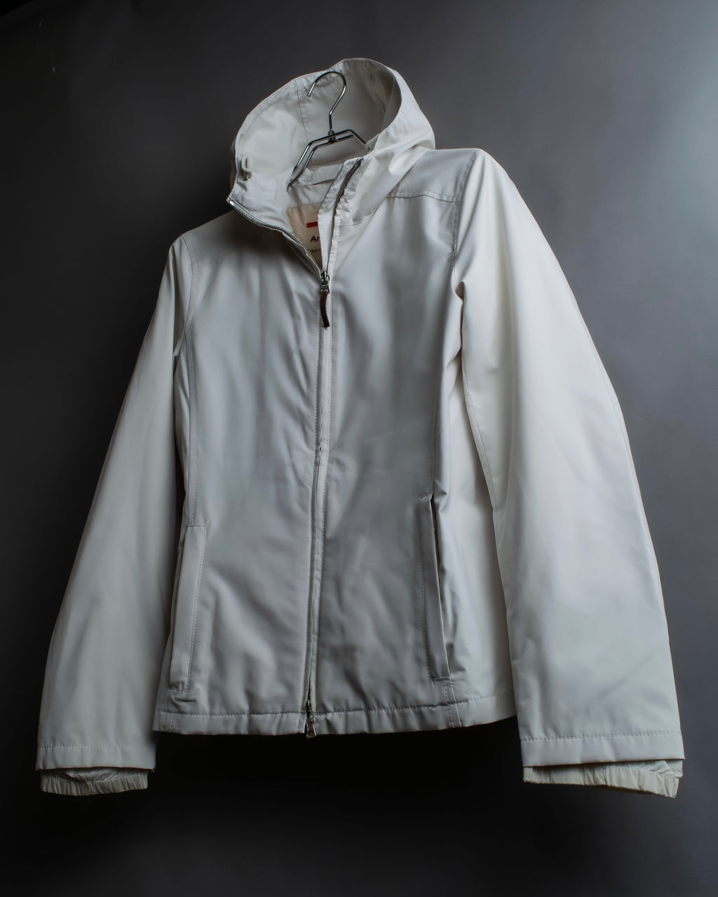 "PRADA SPORT" Double zipper hooded jacket