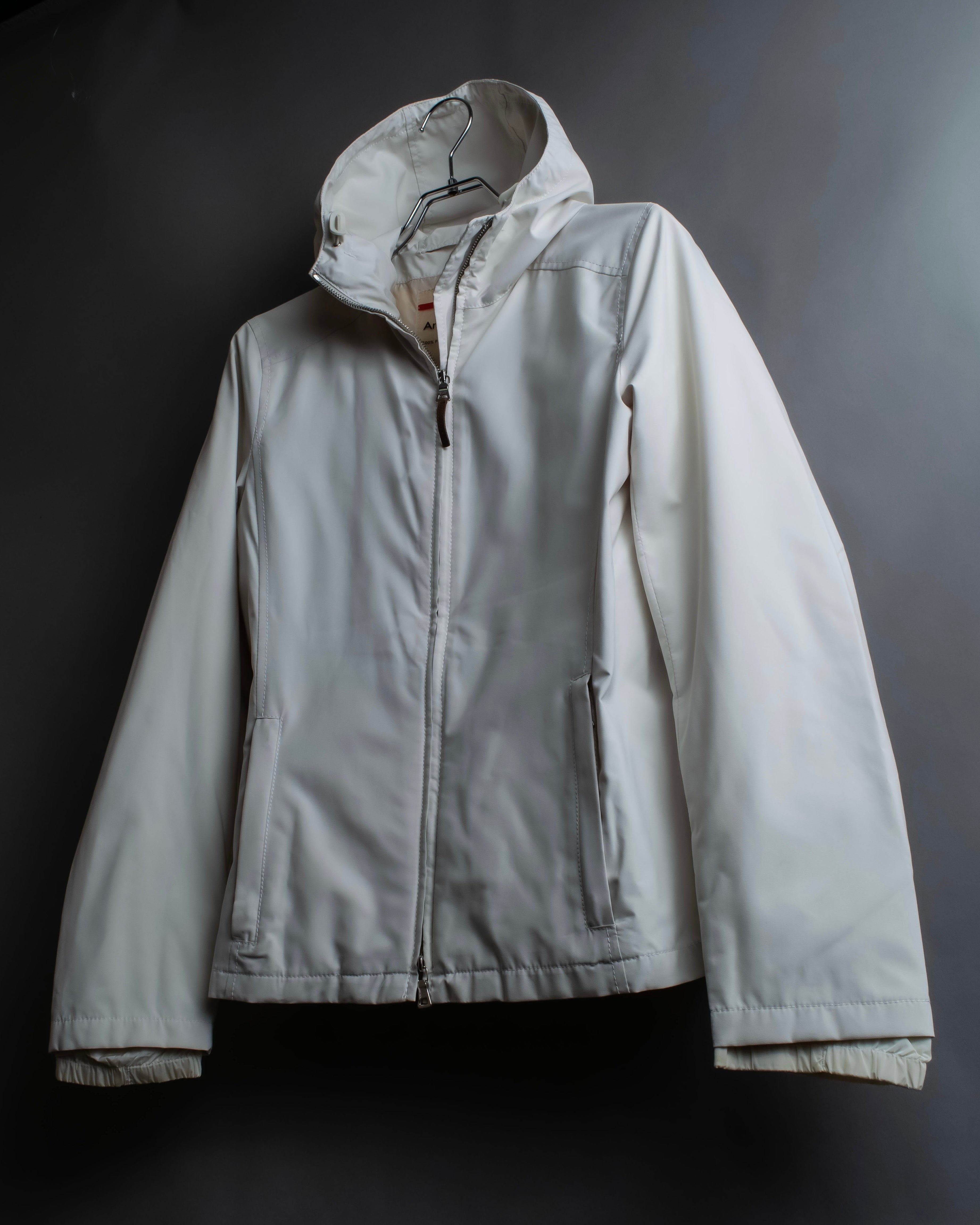 "PRADA SPORT" Double zipper hooded jacket
