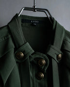 "GUCCI" Tab design bowtie blouse