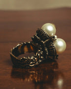 -SPECIAL- "GUCCI" 2015-2022 Pearl cluster sculptural statement ring