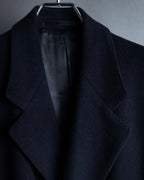 -SPECIAL- "BURBERRYS" 1980-1990's 
Classically tailored oversized 100% cashmere chester coat