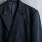 Vintage peak lapel double breasted tailored jacket