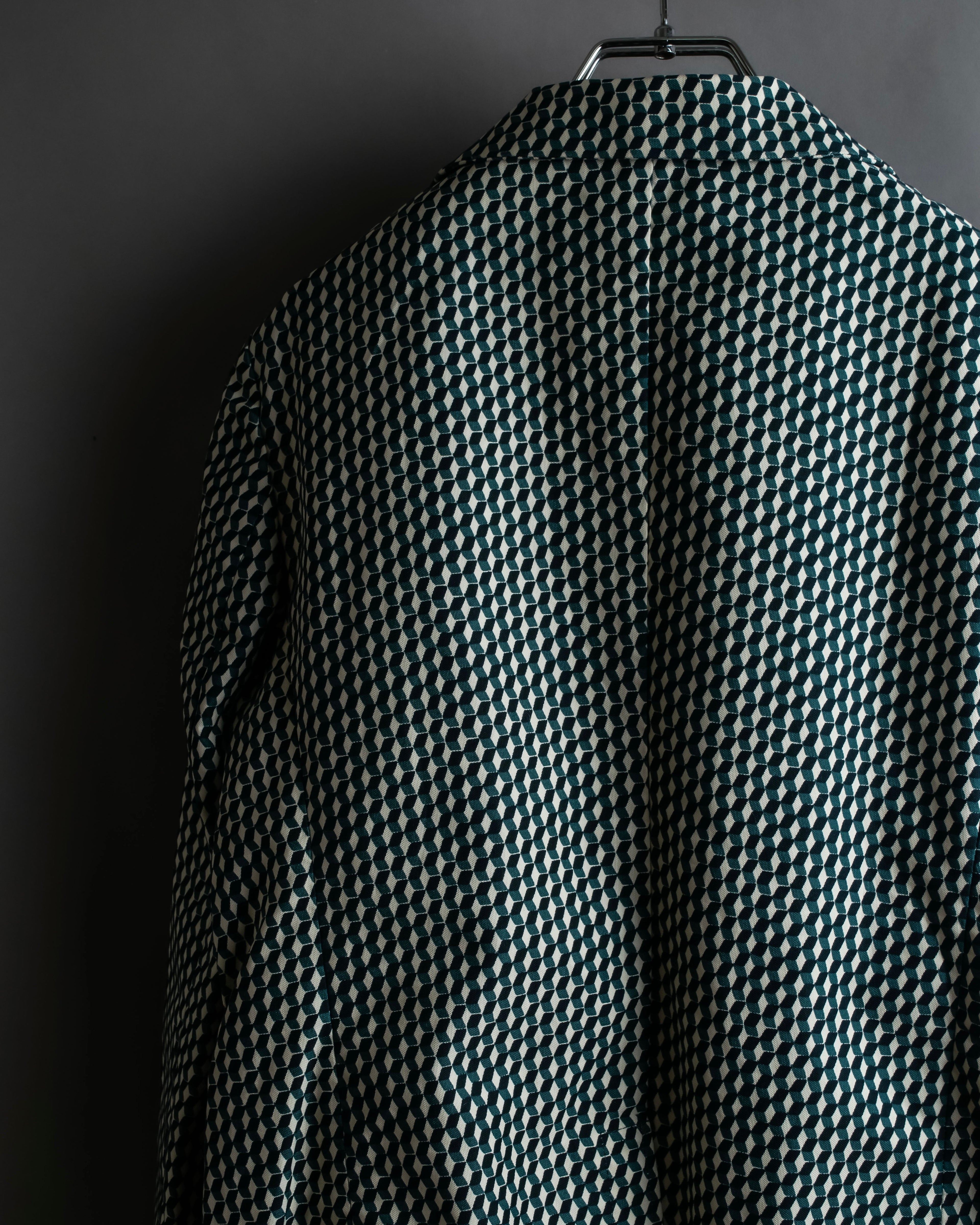 "MARNI" Geometric pattern double-breasted tailored jacket
