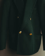 "Yves Saint Laurent" late 80's-early 90's Structured wool mohair double breasted coat