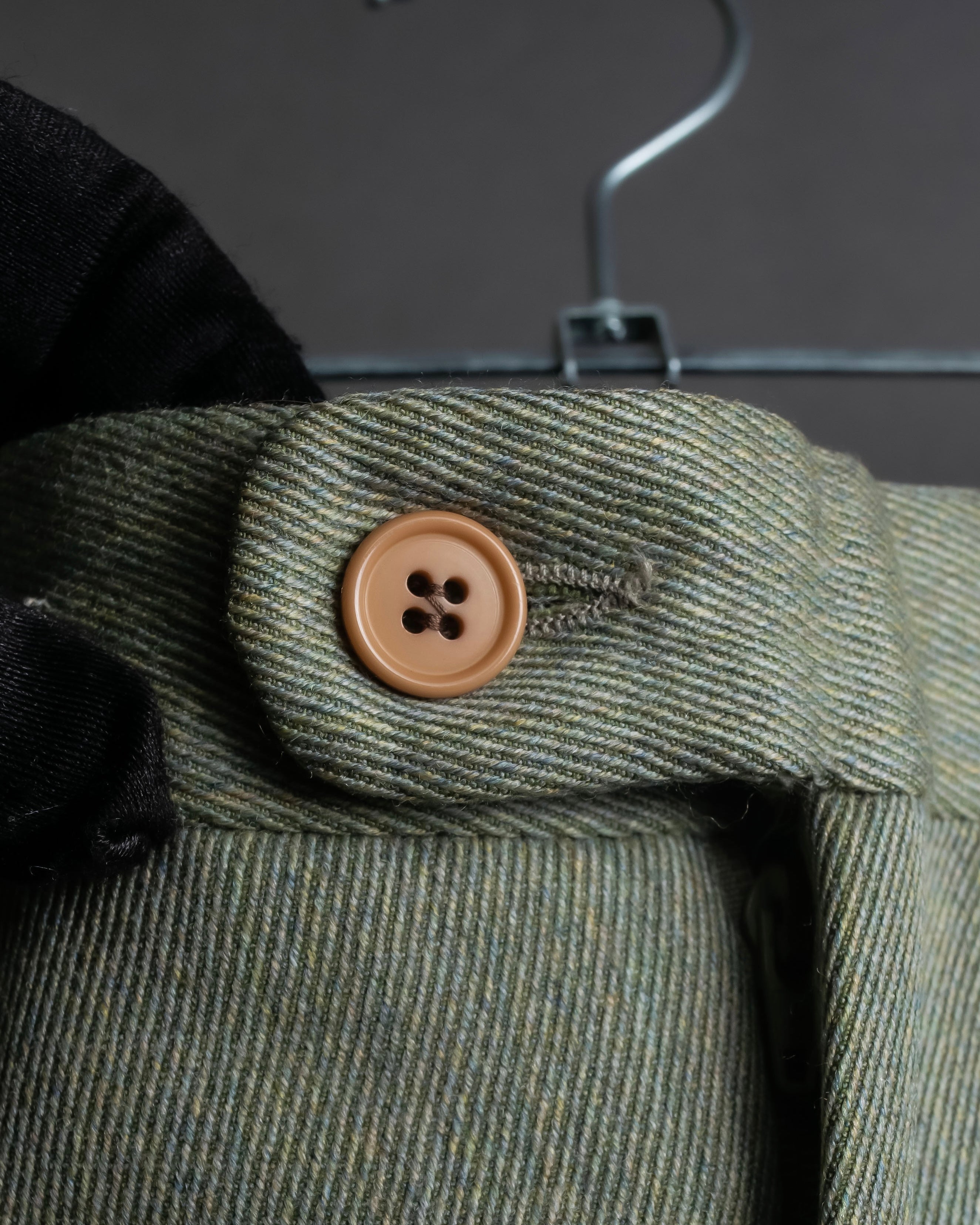 Vintage khaki green wide slacks