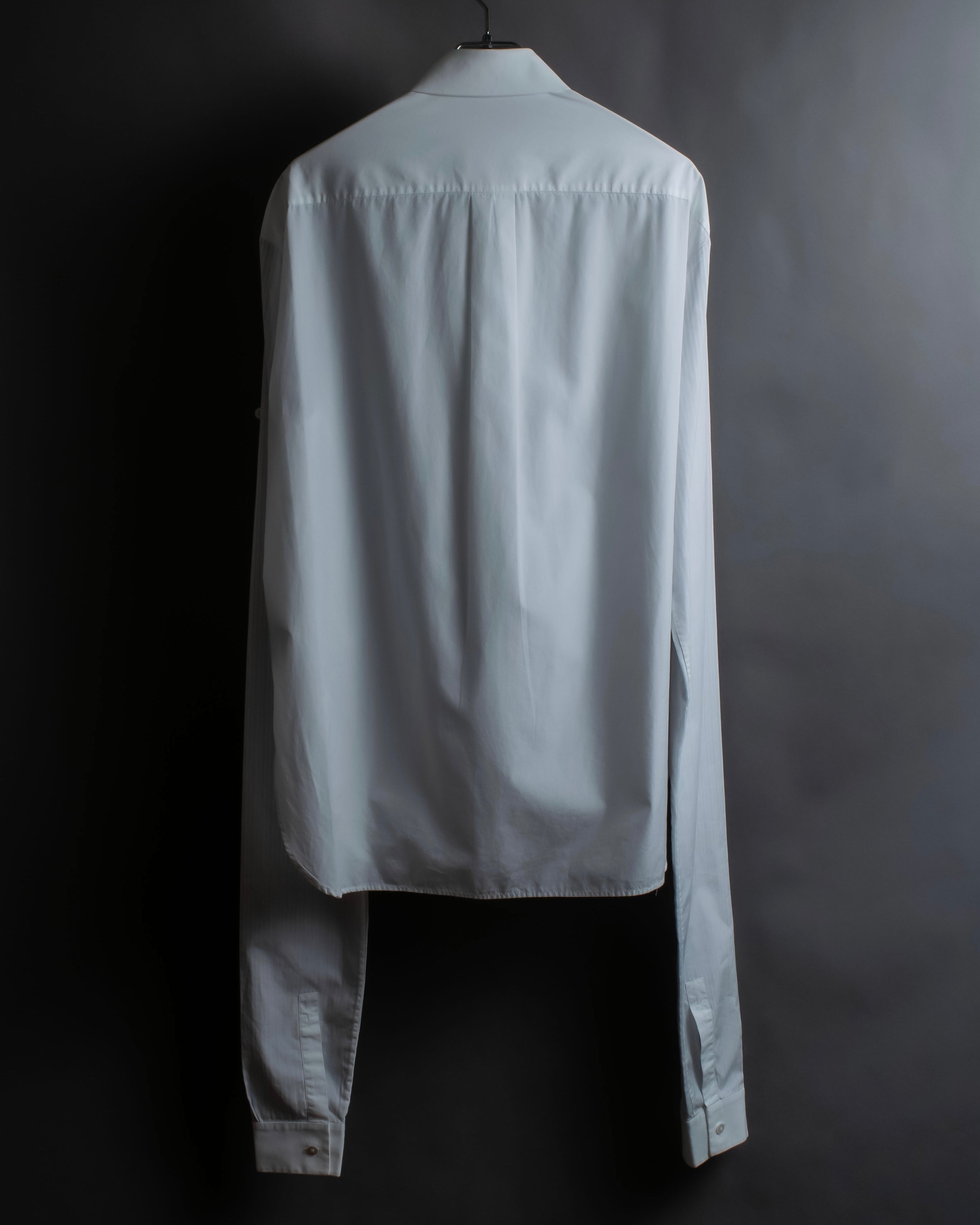 "MAISON MARGIELA" 17AW super long sleeve gimmick cotton shirt