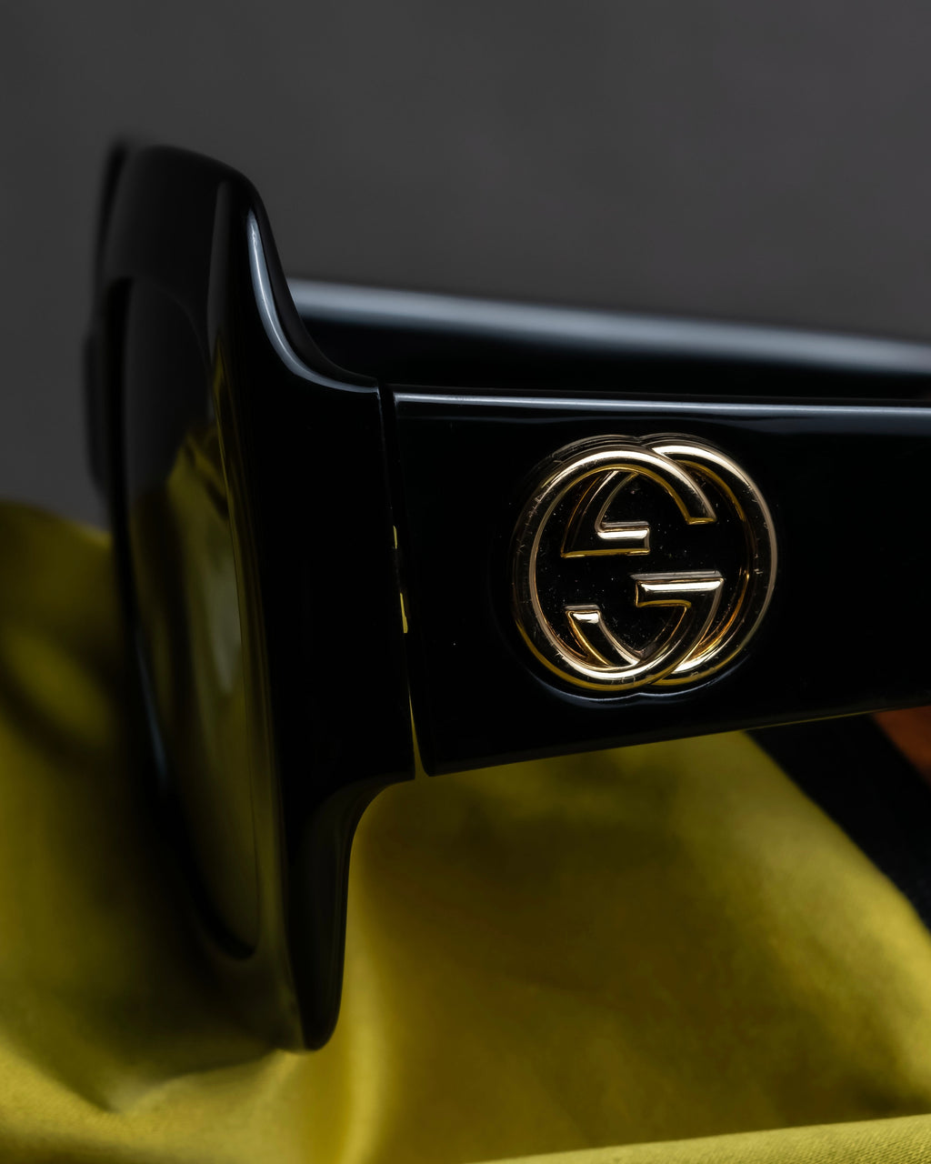 "GUCCI" GG medallion design square frame sunglasses