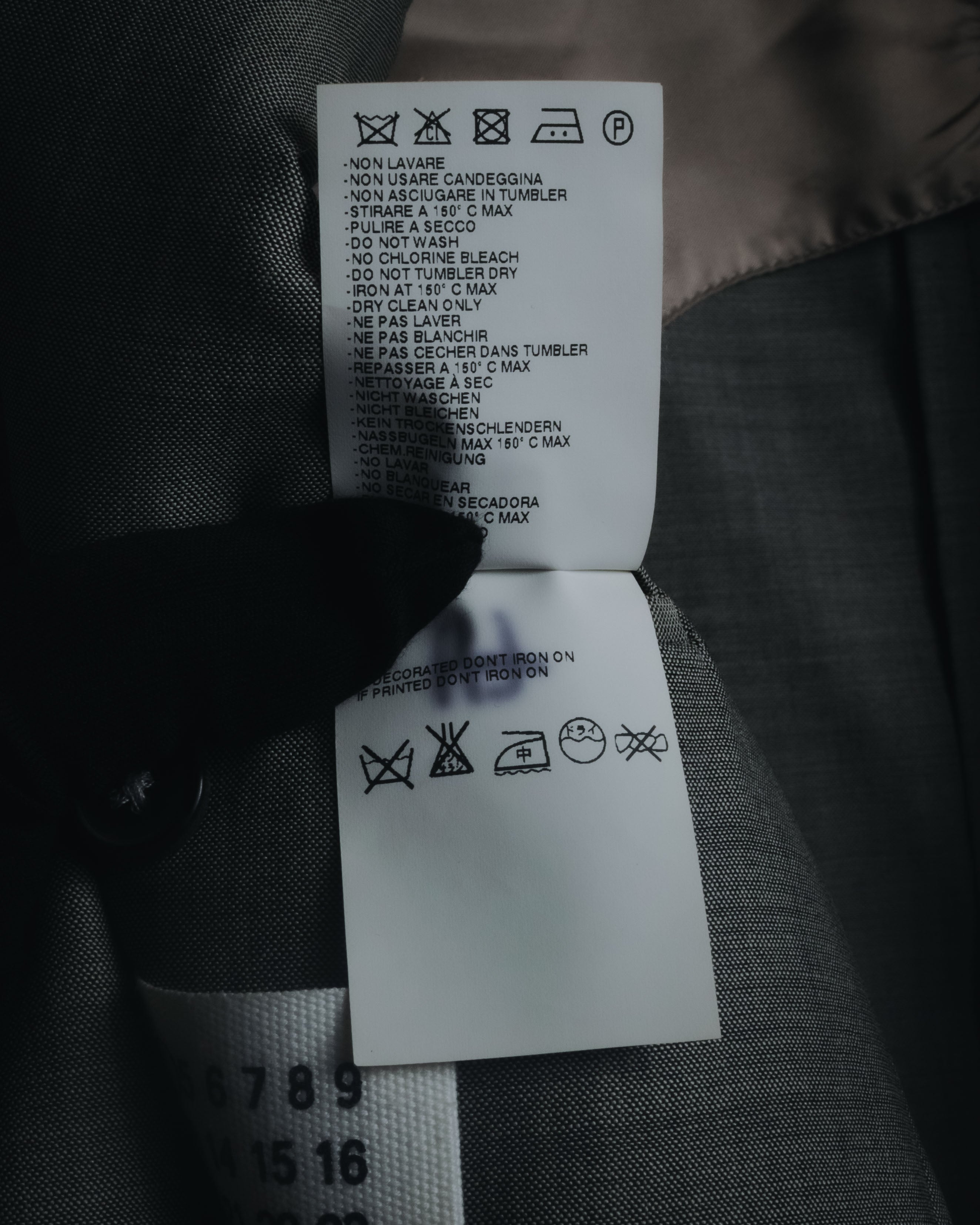 "Maison Martin Margiela" 2012SS deconstructed sartorial blazer