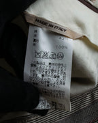 "HERMES" Cotton linen wide tapered slacks