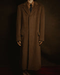 –SPECIAL– "LOEWE" 90’s cashgora blend tailored overcoat