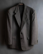 "Vintage heathered wool tailored jacket"