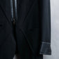 "GIORGIO ARMANI" Riders detail leather switching jacket