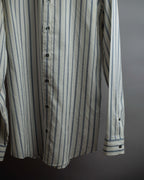 "GUCCI" Diamond jacquard striped shirt