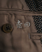 "Burberrys" 90’s Herringbone tweed wool suit set