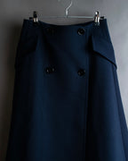"MM6 MAISON MARGIELA" 20SS Beautiful navy trench skirt