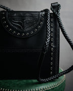 –SPECIAL– “YVES SAINT LAURENT”
2000’s Folk cutwork leather shoulder bag