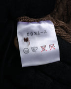 “Christian Dior SPORTS” 90’s Shawl collar cable knit cardigan