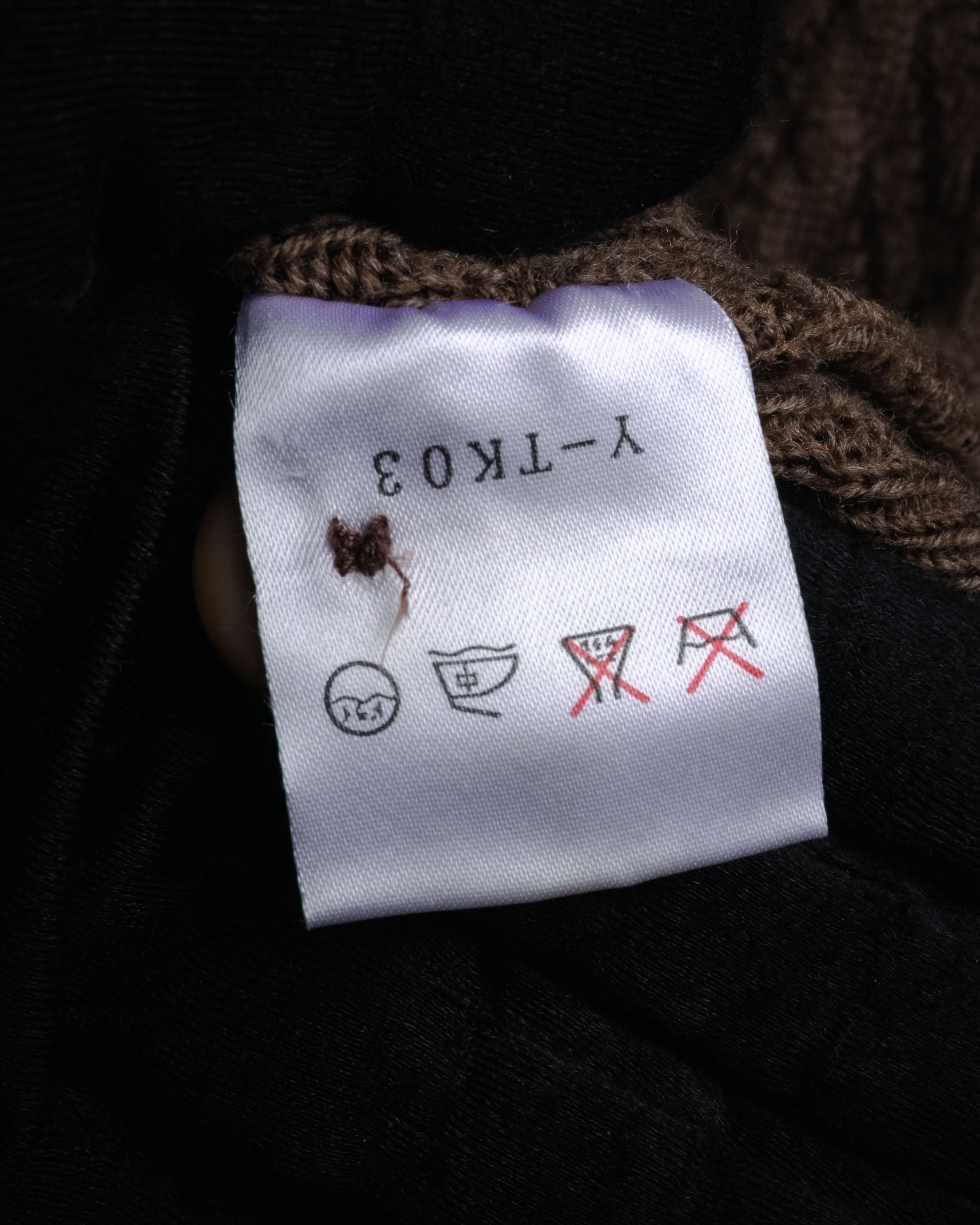 “Christian Dior SPORTS” 90’s Shawl collar cable knit cardigan